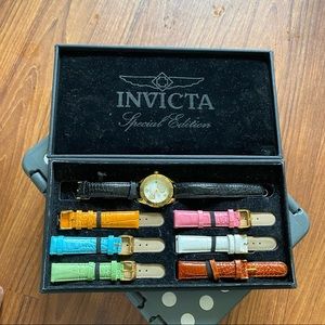 Invicta watch with interchangeable bands